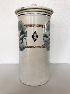 “Delphin” Antique porcelain water filter Made in Austria, 1900s