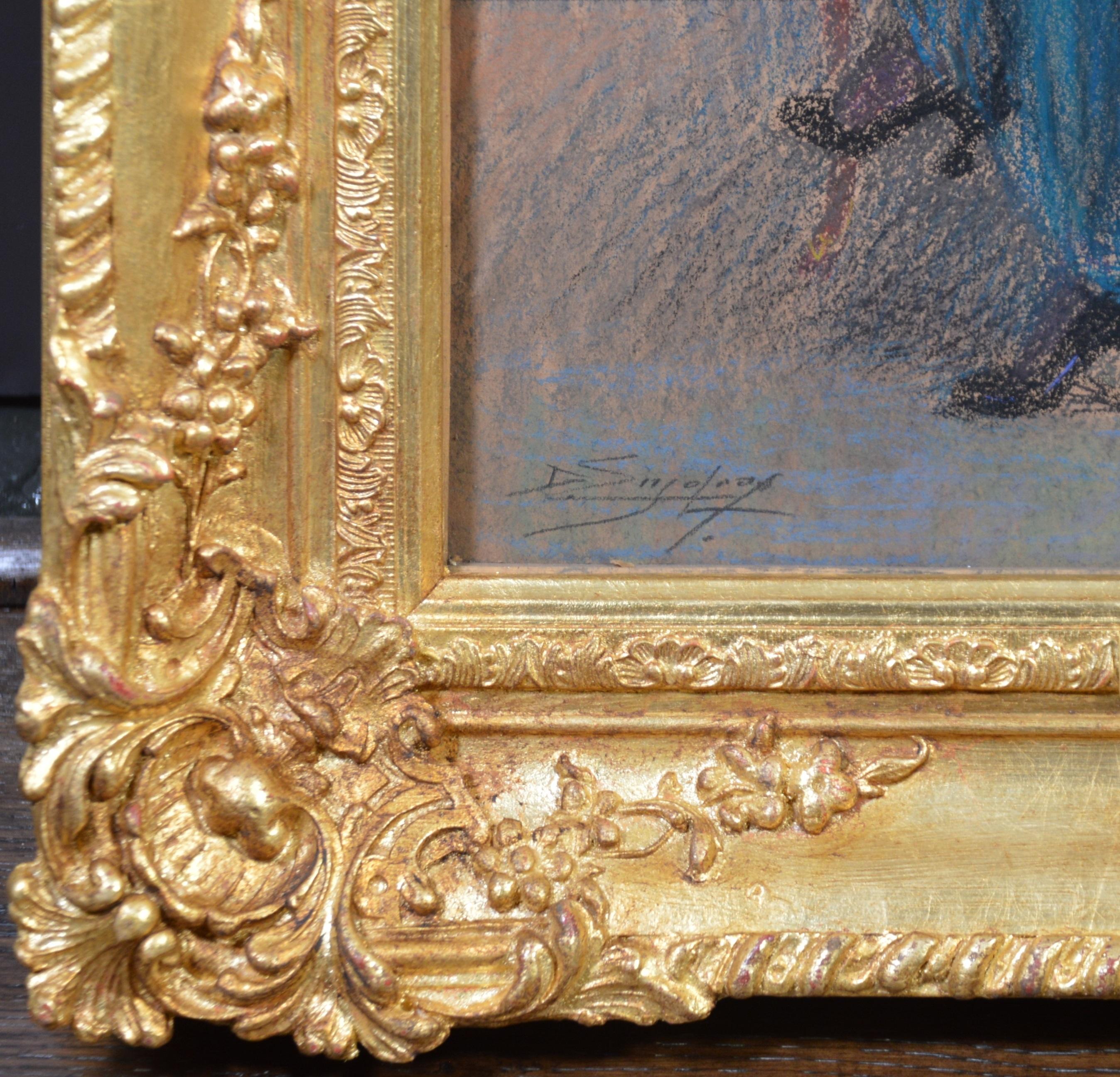 Seifenblasen – Antikes Gemälde der Schönheit der Belle Epoque von Tiffany 3