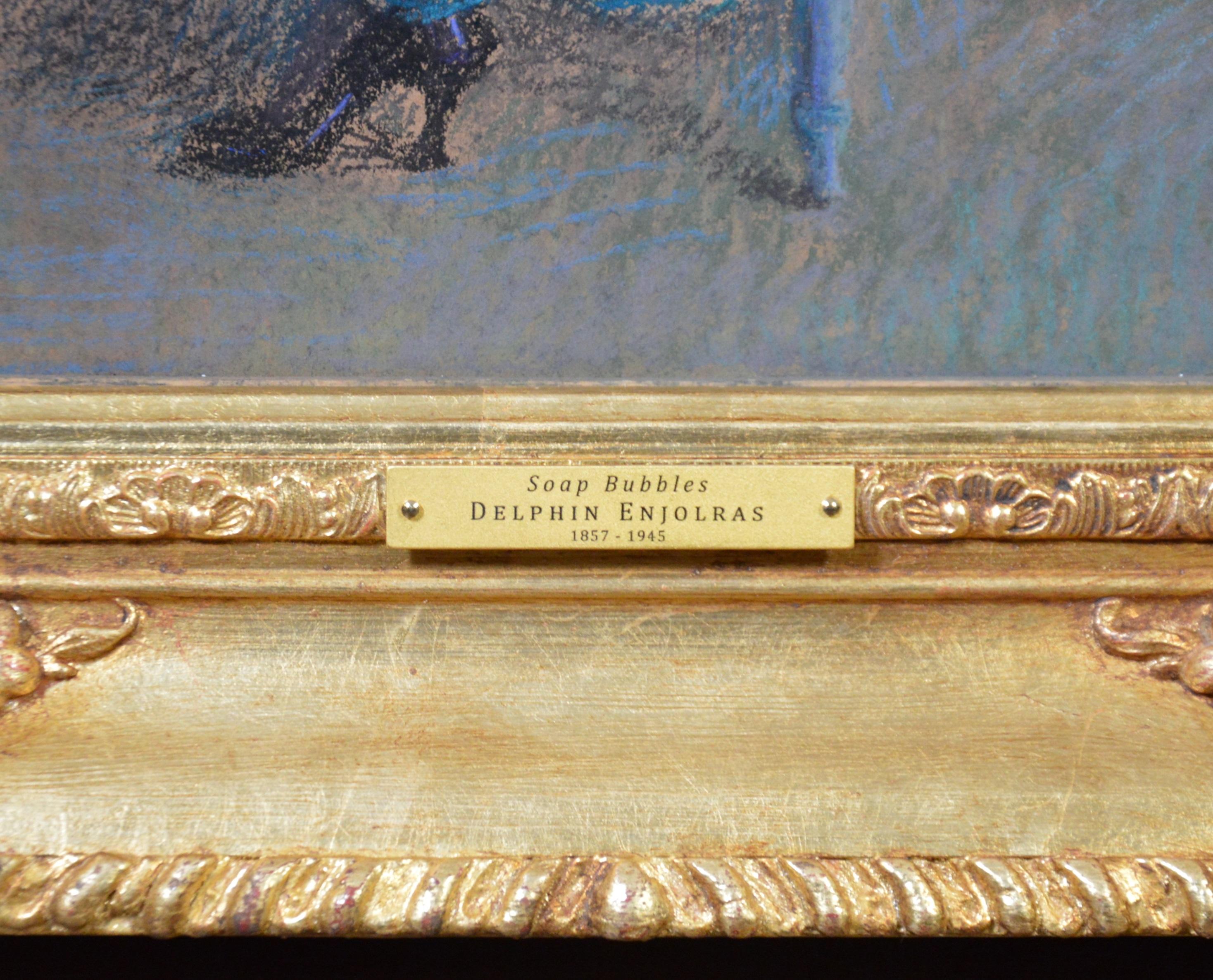 Seifenblasen – Antikes Gemälde der Schönheit der Belle Epoque von Tiffany 4