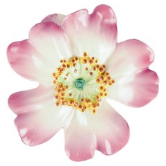 Delphin Massier for Vallauris. Ceramic wall planter in the shape of a flower