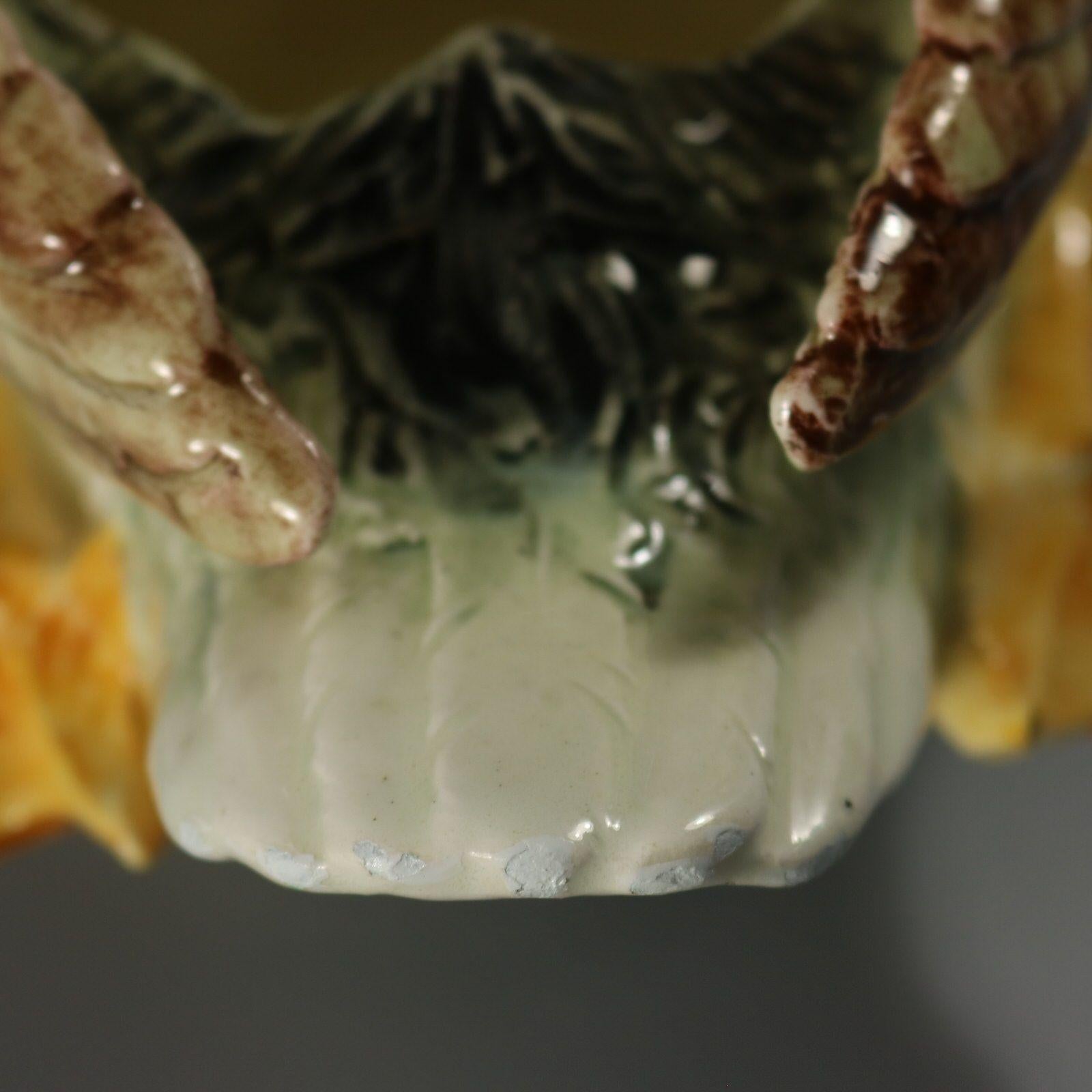 Fioriera in maiolica Delphin Massier con anatra reale in vendita 8