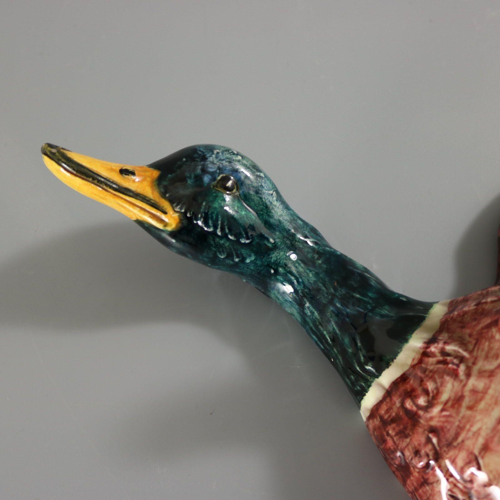 Delphin Massier Mallard Duck Wall Pocket For Sale 1
