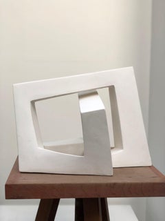 Arch by Delphine Brabant - Abstract geometric plaster sculpture