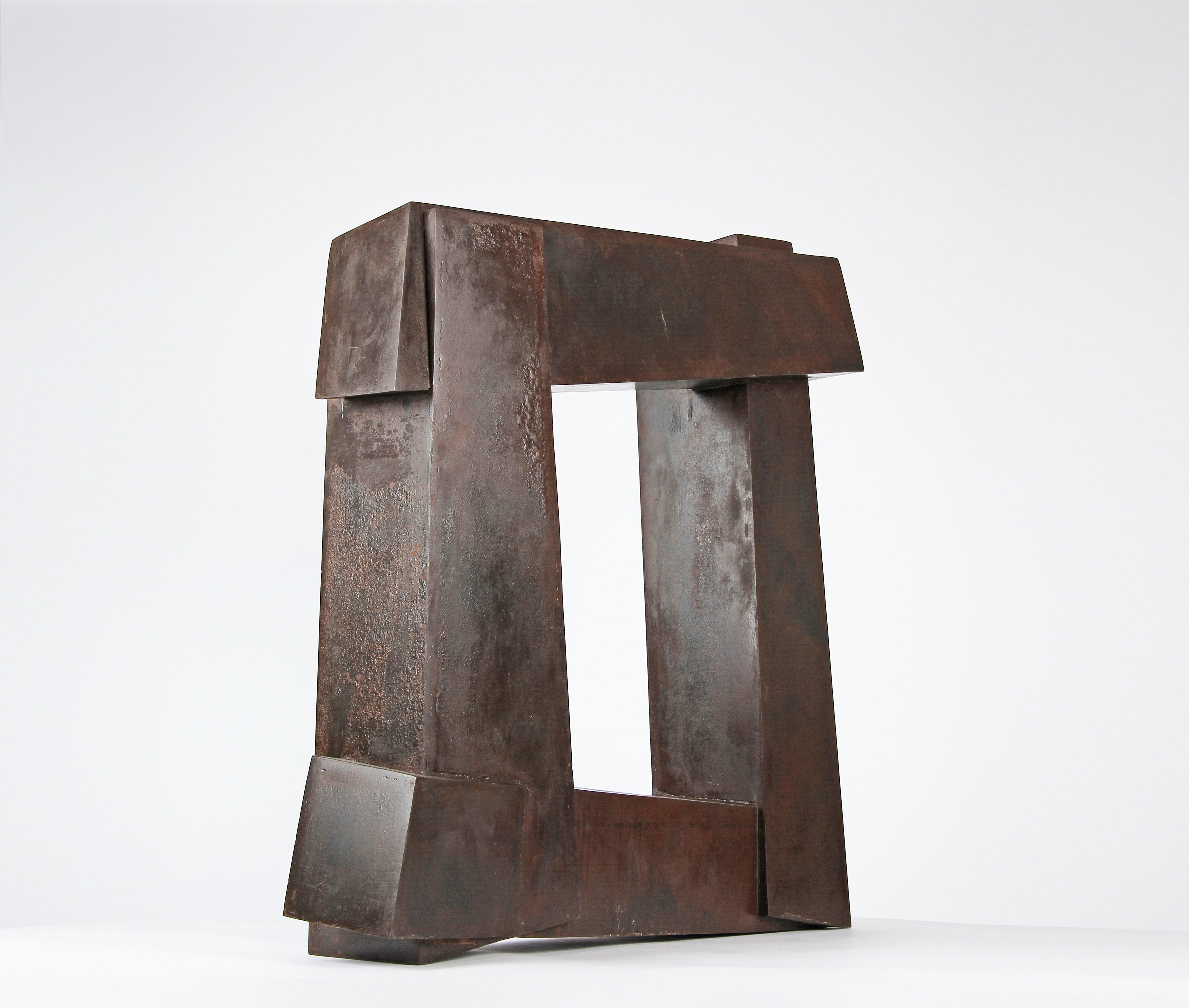 Arch II by Delphine Brabant - Abstract Steel Sculpture, Unique work For Sale 4