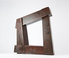 Sculpture abstraite en acier Arch II de Delphine Brabant, œuvre unique