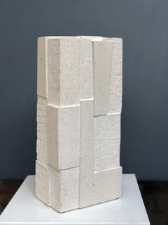 Delphine Brabant Sillonnage Ii Abstract Stone Sculpture For