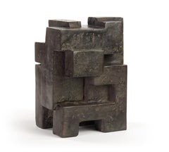 Block III, Abstract Bronze Sculpture
