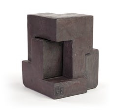 Block IX, Abstract Terracotta Sculpture
