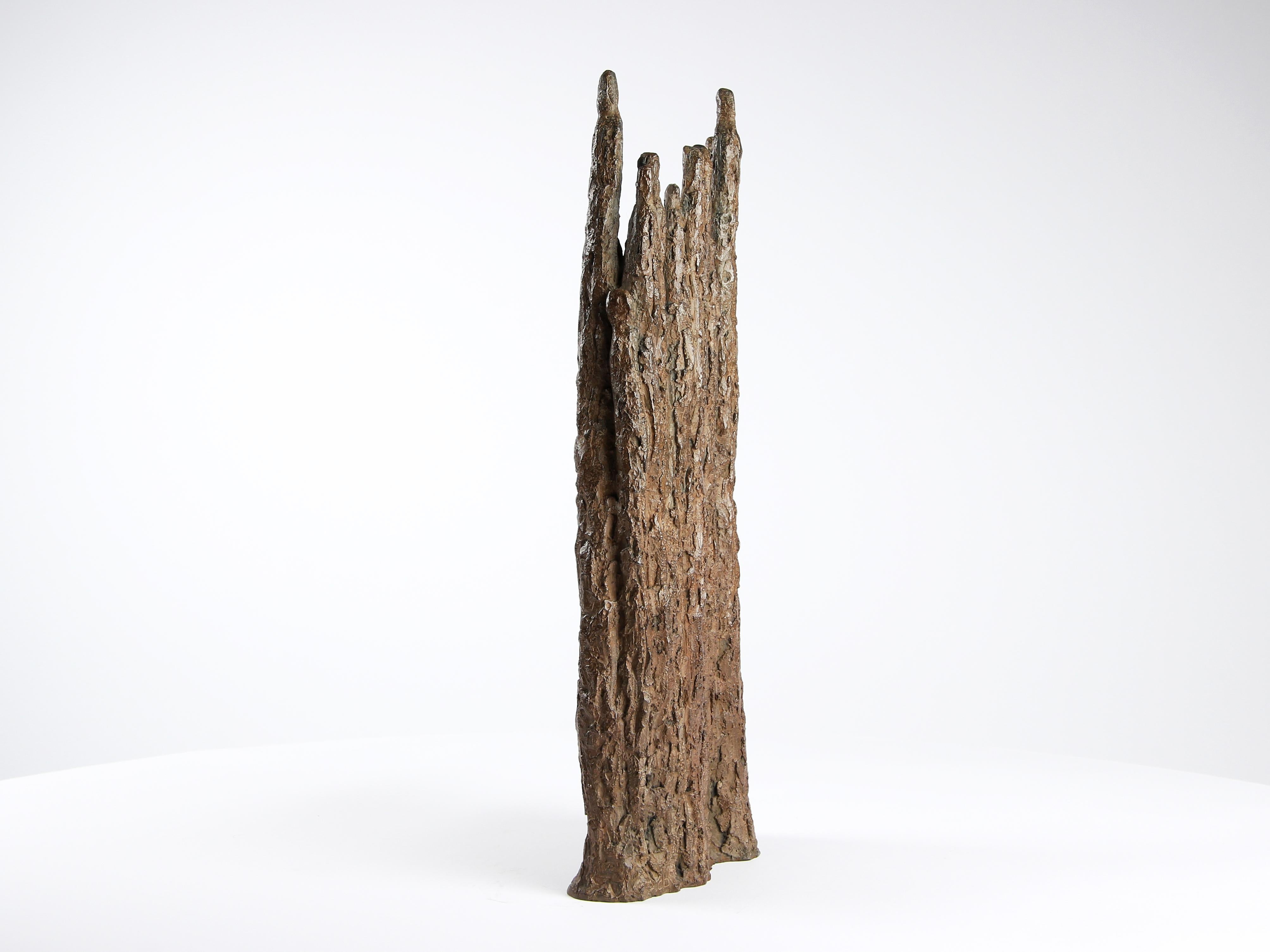 Cathedral by Delphine Brabant - Contemporary abstract bronze sculpture For Sale 9