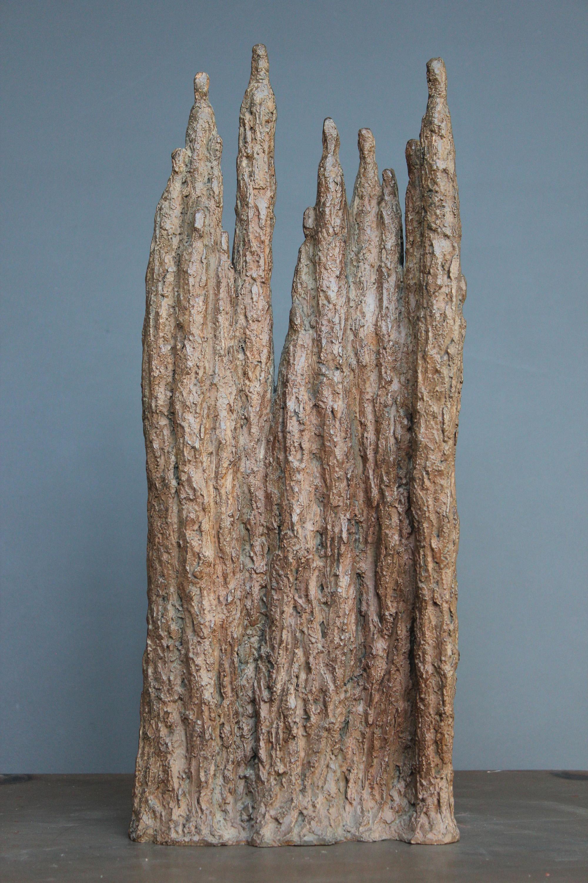 Cathedral by Delphine Brabant - Contemporary abstract bronze sculpture For Sale 5