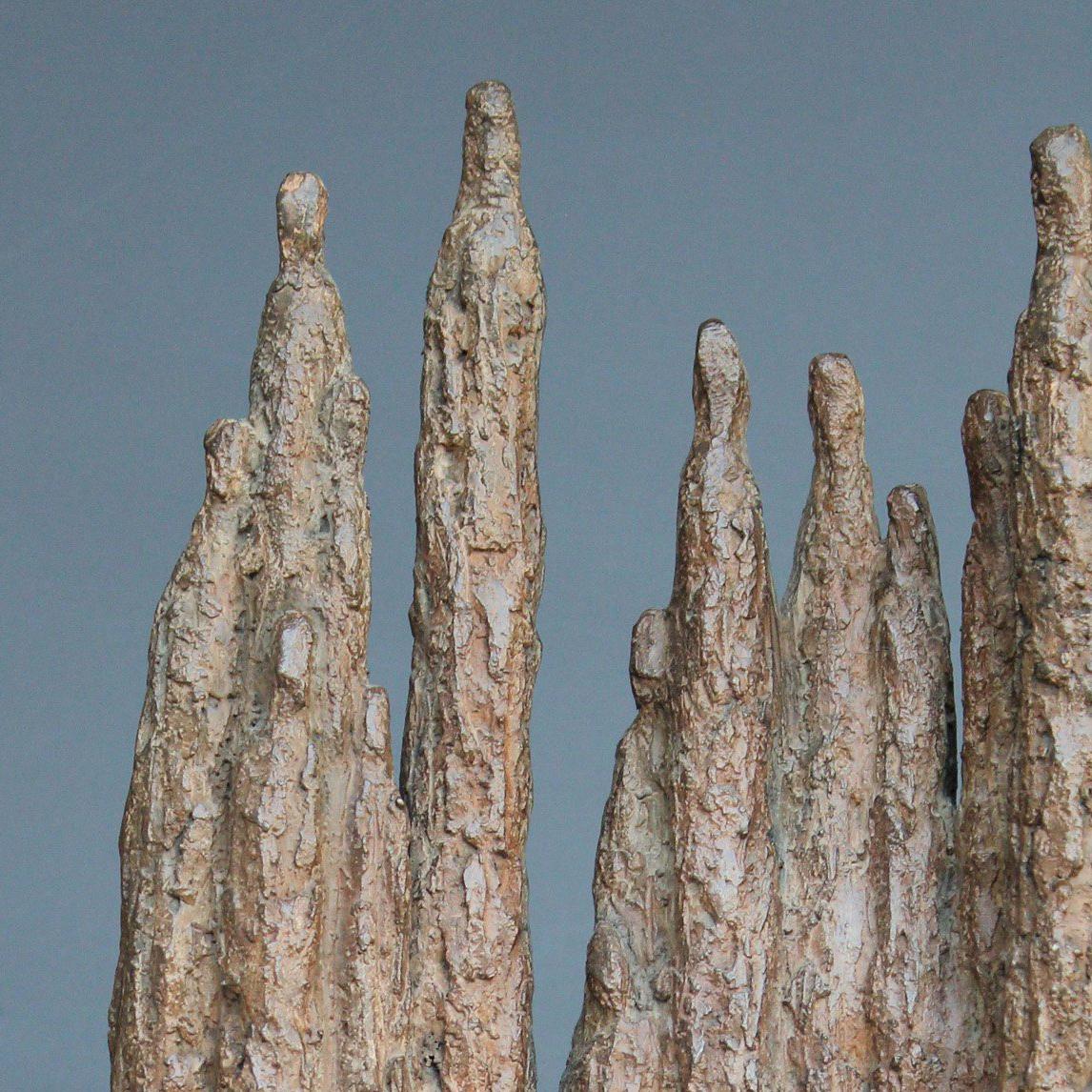 Cathedral by Delphine Brabant - Contemporary abstract bronze sculpture For Sale 6