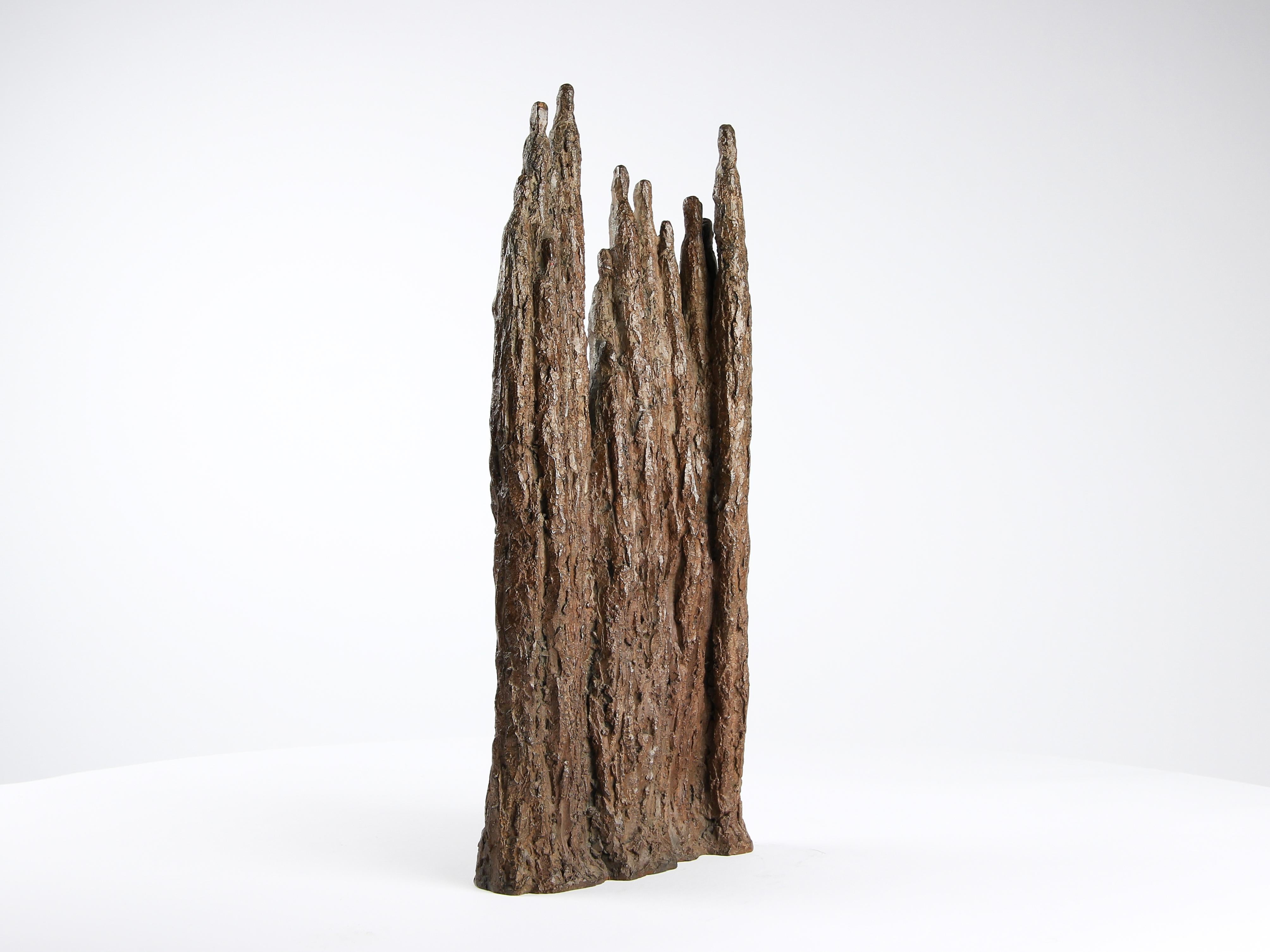 Cathedral by Delphine Brabant - Contemporary abstract bronze sculpture For Sale 6