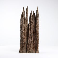 Cathedral by Delphine Brabant - Contemporary abstract bronze sculpture