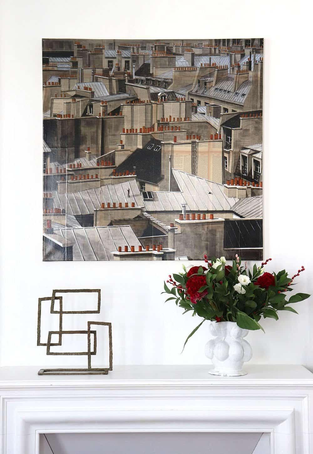 Composition V by Delphine Brabant - Abstract geometric bronze sculpture For Sale 1