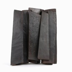 Ensemble II by Delphine Brabant - Abstract Terracotta Sculpture, Unique Work