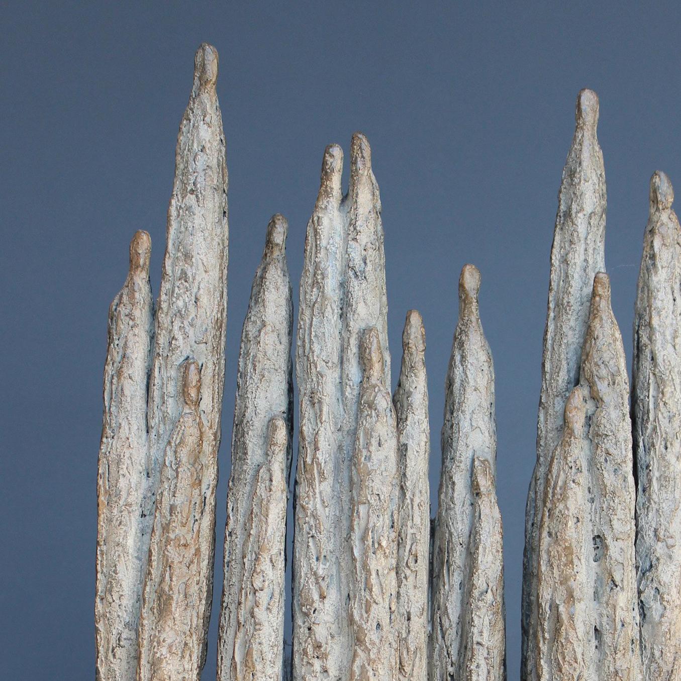 Invitation, Semi Abstract Bronze Sculpture 1