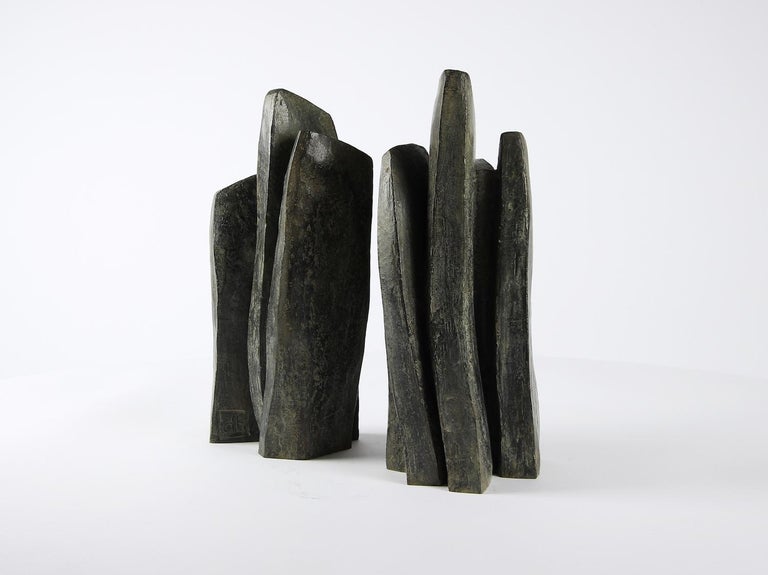 Lignée by Delphine Brabant - Abstract Bronze Sculpture For Sale 4
