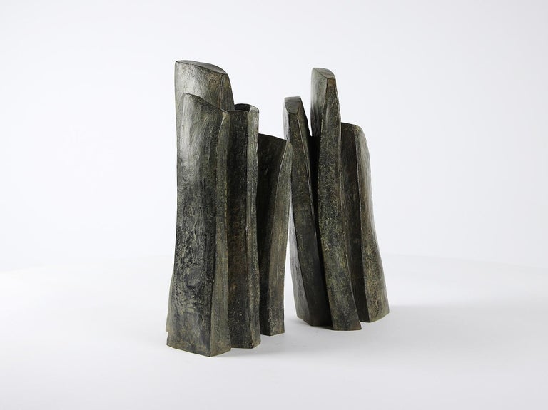 Lignée by Delphine Brabant - Abstract Bronze Sculpture For Sale 5