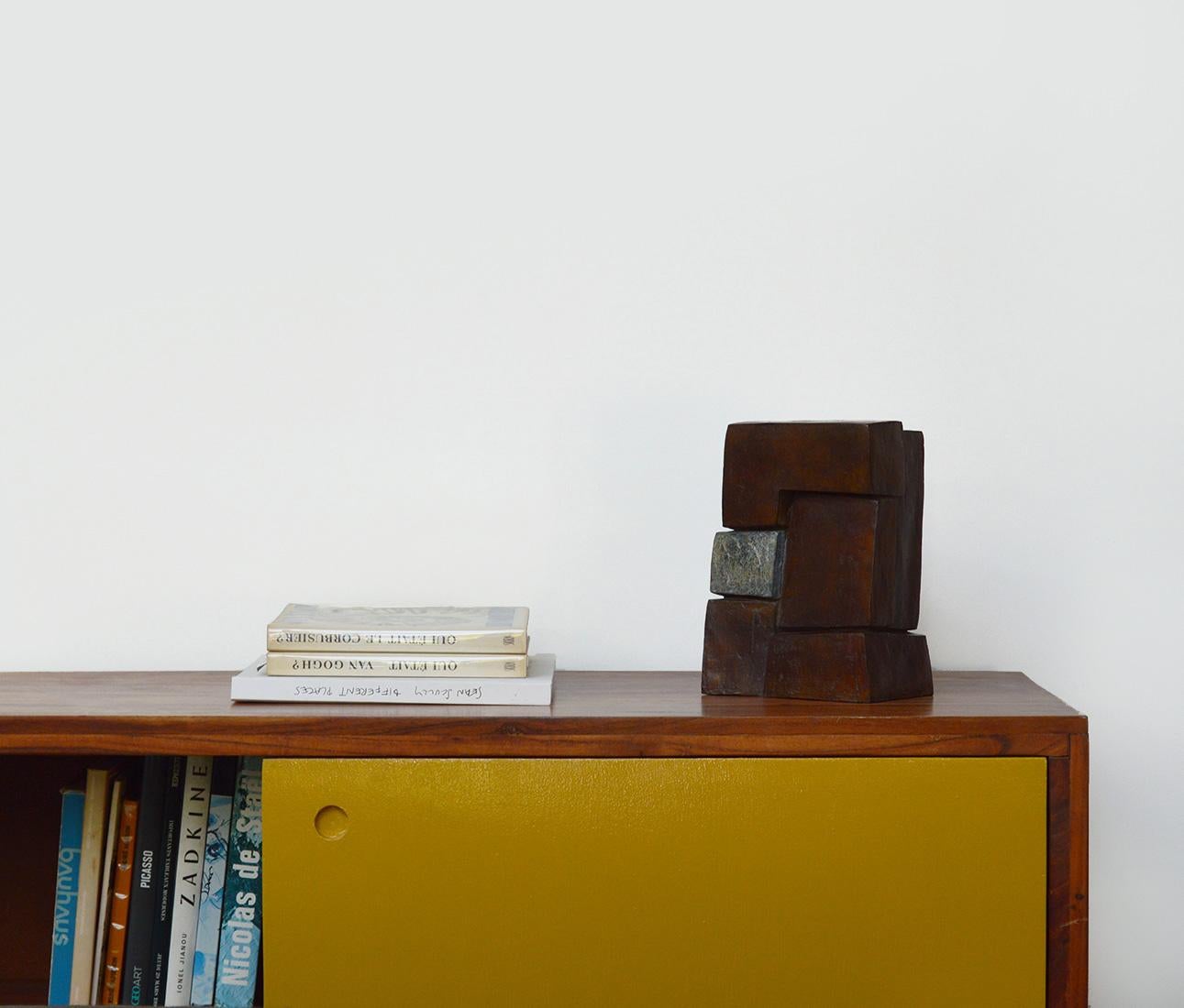 Unity II di Delphine Brabant - Scultura astratta in bronzo, geometrica in vendita 4