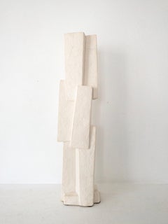 Unity VIII, Plaster by Delphine Brabant (60 cm / 23.6 In High)