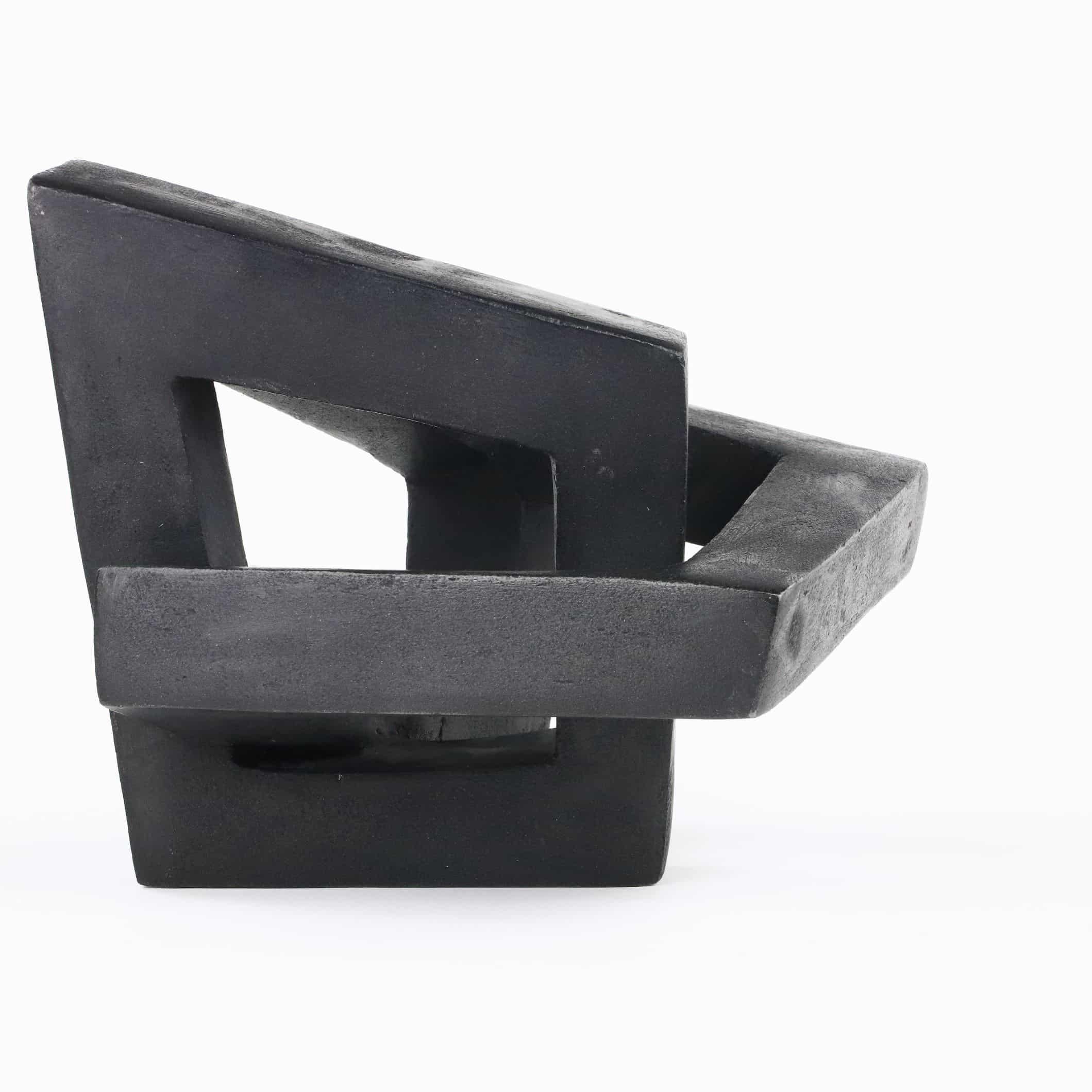 Variation III by Delphine Brabant - Abstract geometric resin sculpture For Sale 3