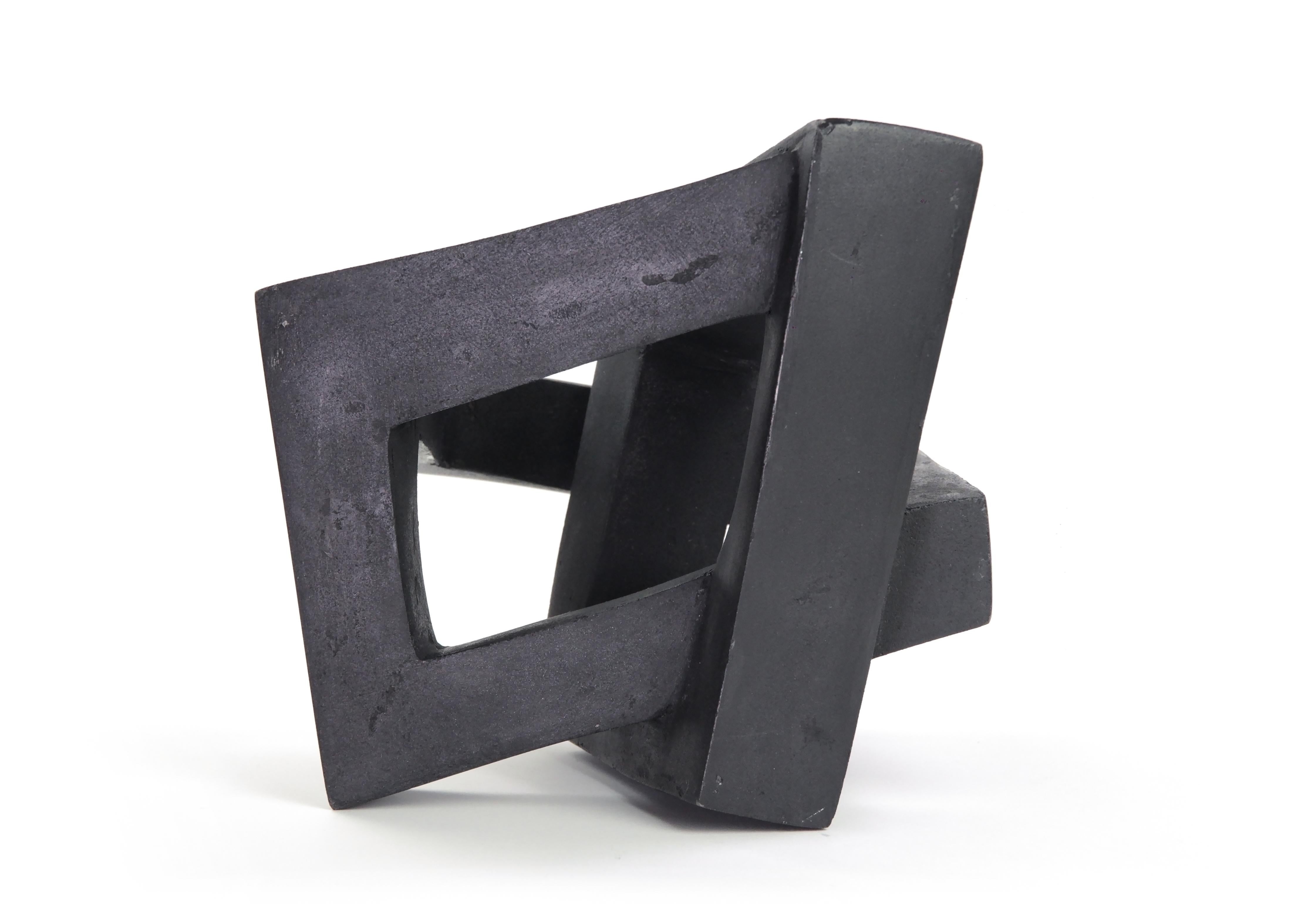 Variation III by Delphine Brabant - Abstract geometric resin sculpture For Sale 5