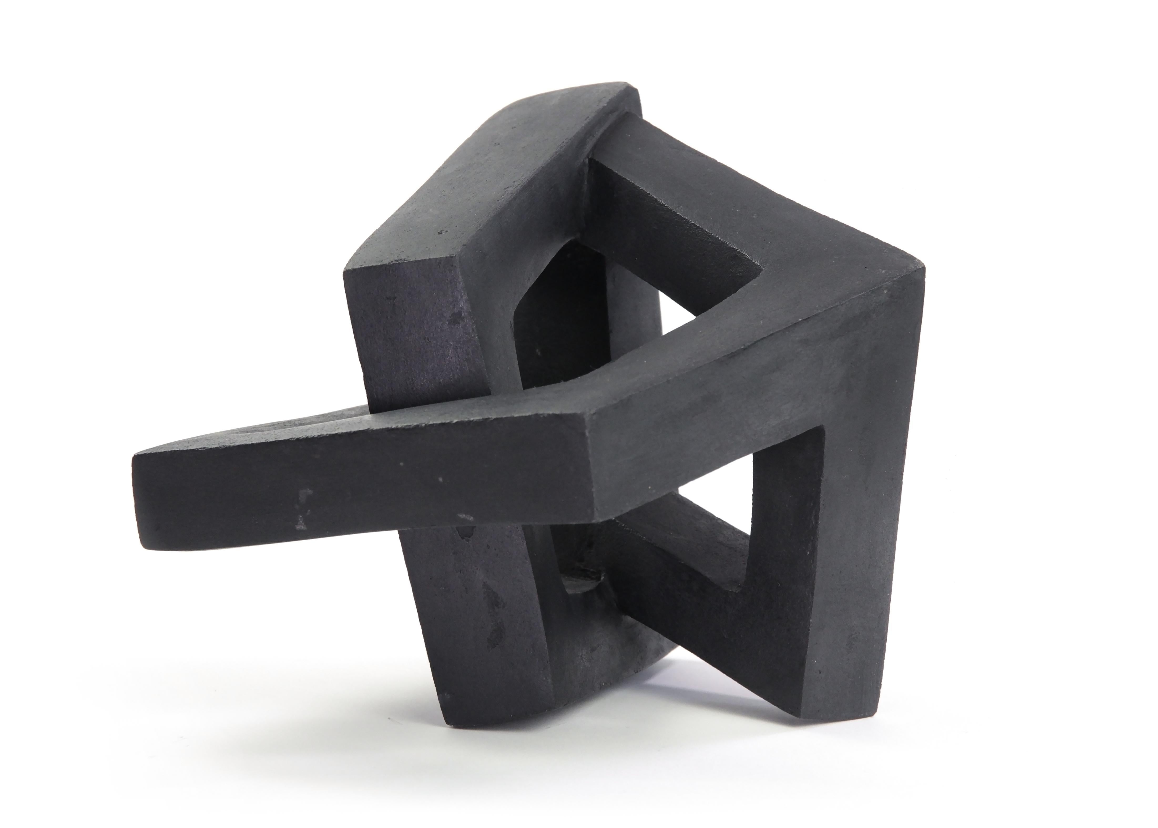 Variation III by Delphine Brabant - Abstract geometric resin sculpture For Sale 6