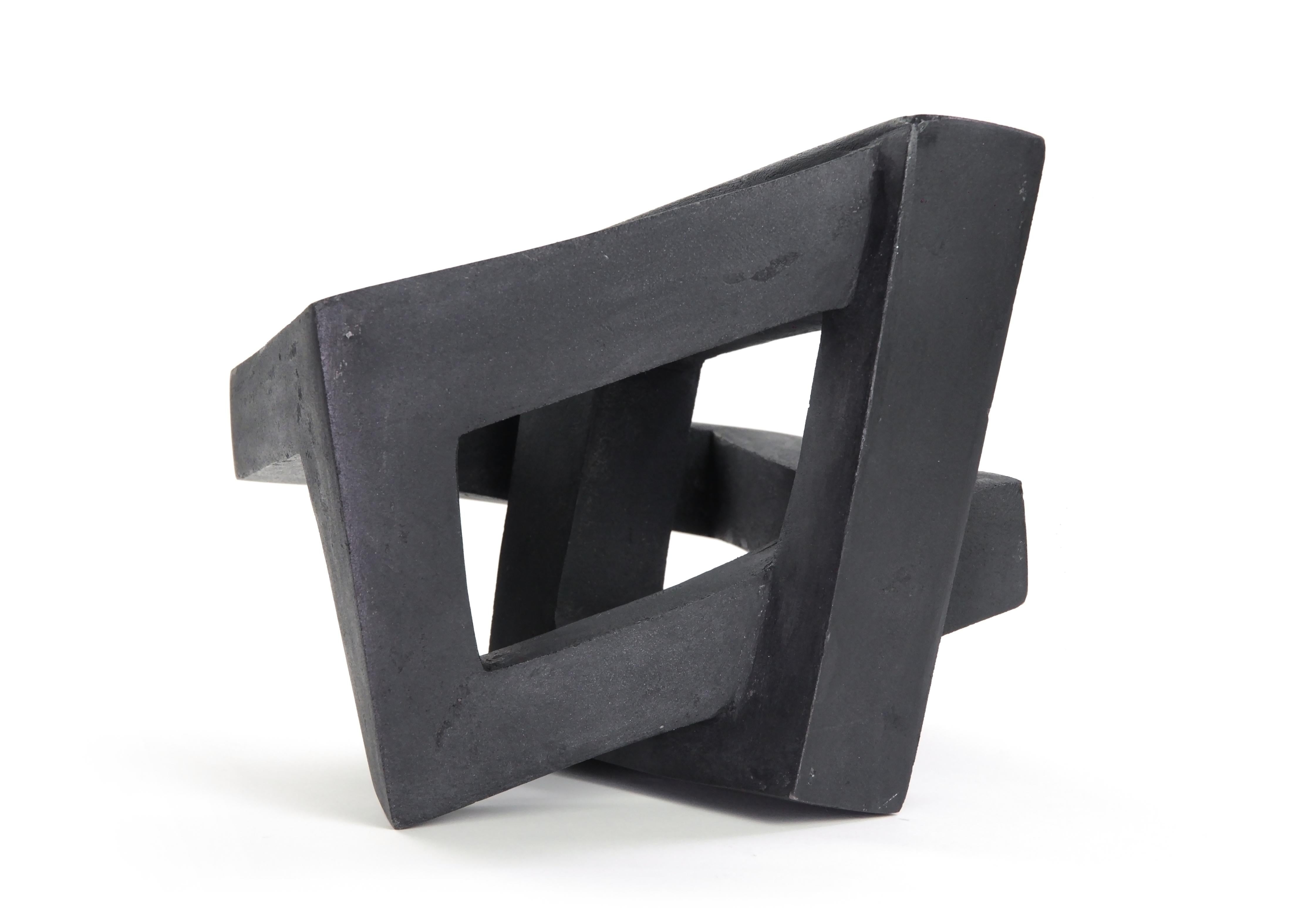 Variation III by Delphine Brabant - Abstract geometric resin sculpture For Sale 8