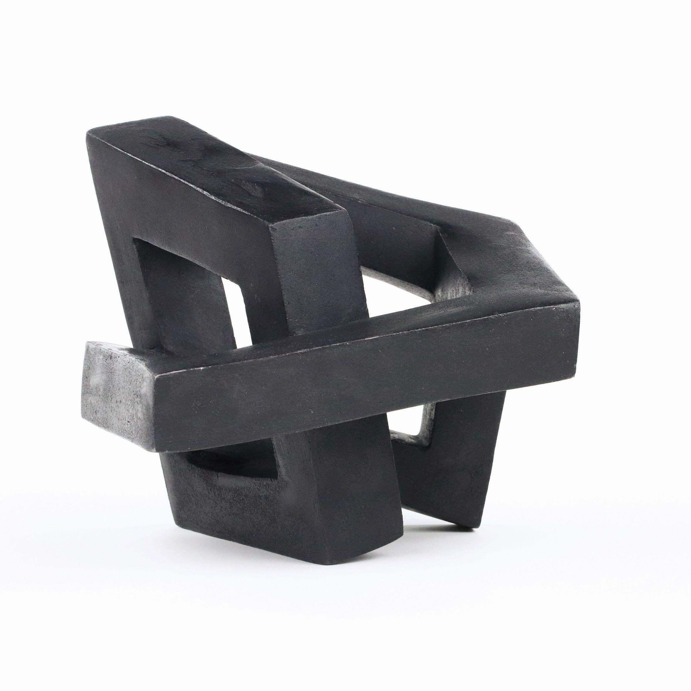 Variation III is a resin sculpture by contemporary artist Delphine Brabant, dimensions are 24 × 21 × 20 cm (9.4 × 8.3 × 7.9 in). This unique sculpture is signed and comes with a certificate of authenticity.

Delphine Brabant is guided by the concept