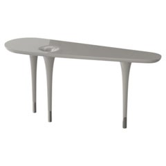 Delphine Console Table with Popular Gray Lacquer Finish by Ultramobili