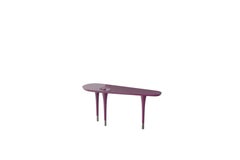 Delphine Console Table with Traffic Purple Lacquer Finish by Ultramobili