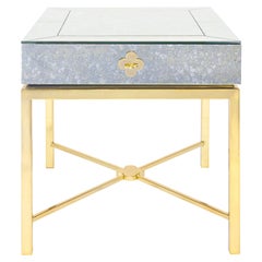 Delphine Mirrored Side Table