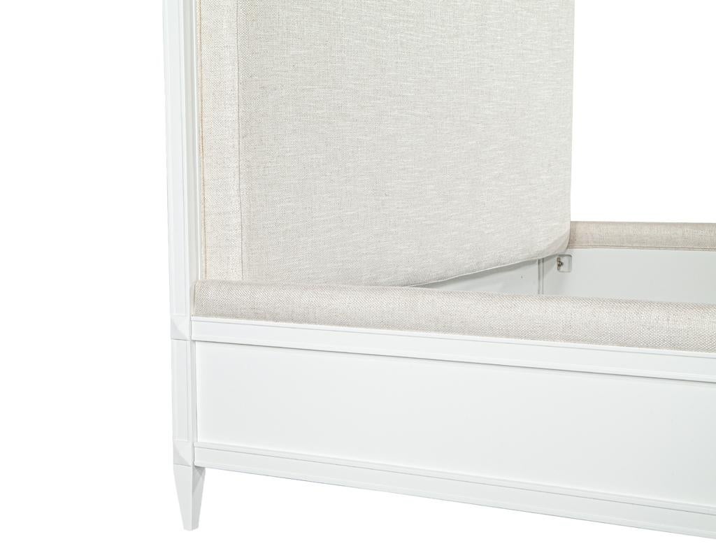 Cadre de lit Queen Size de Delphine par Baker Furniture en vente 11