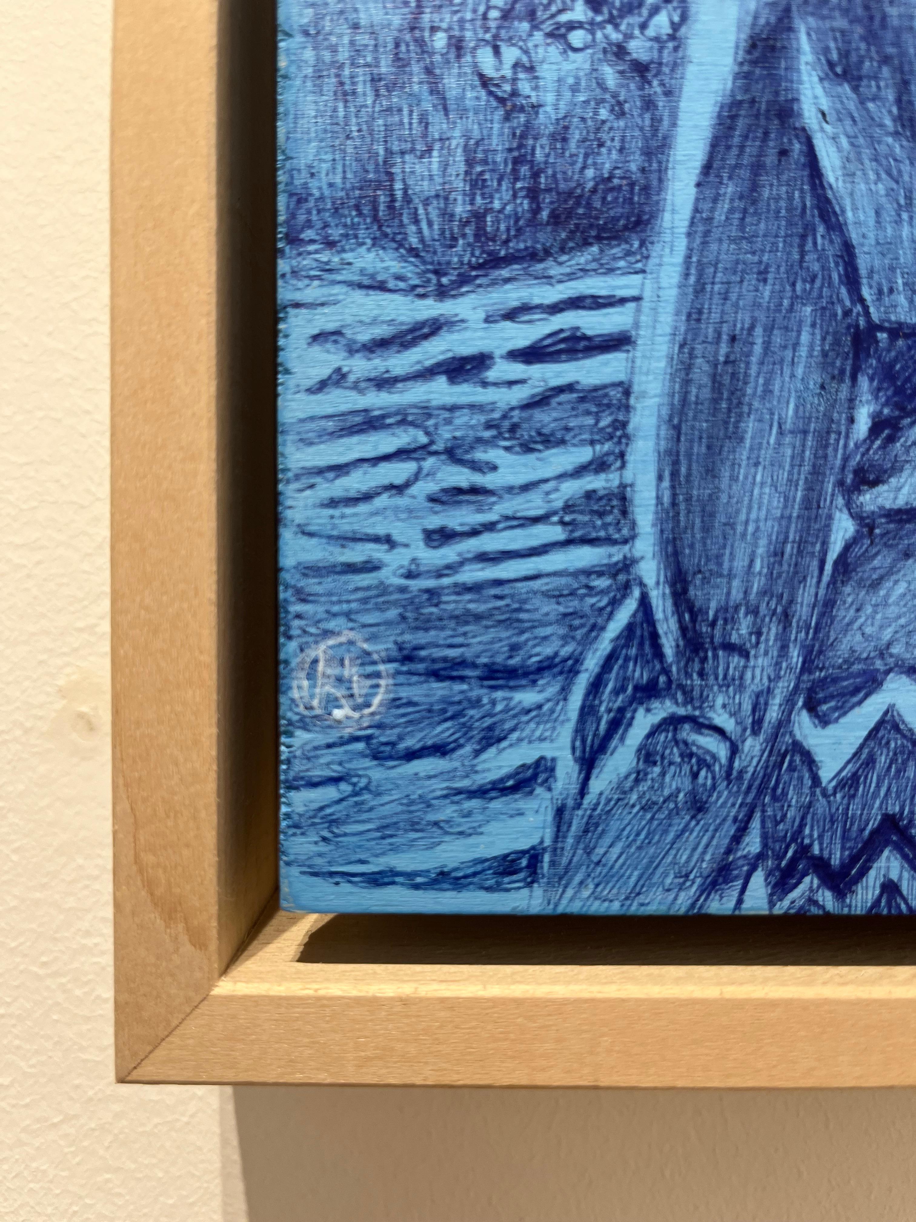 Immerse into the blue, with this outstanding piece from Delphine Rocher., from the Series 