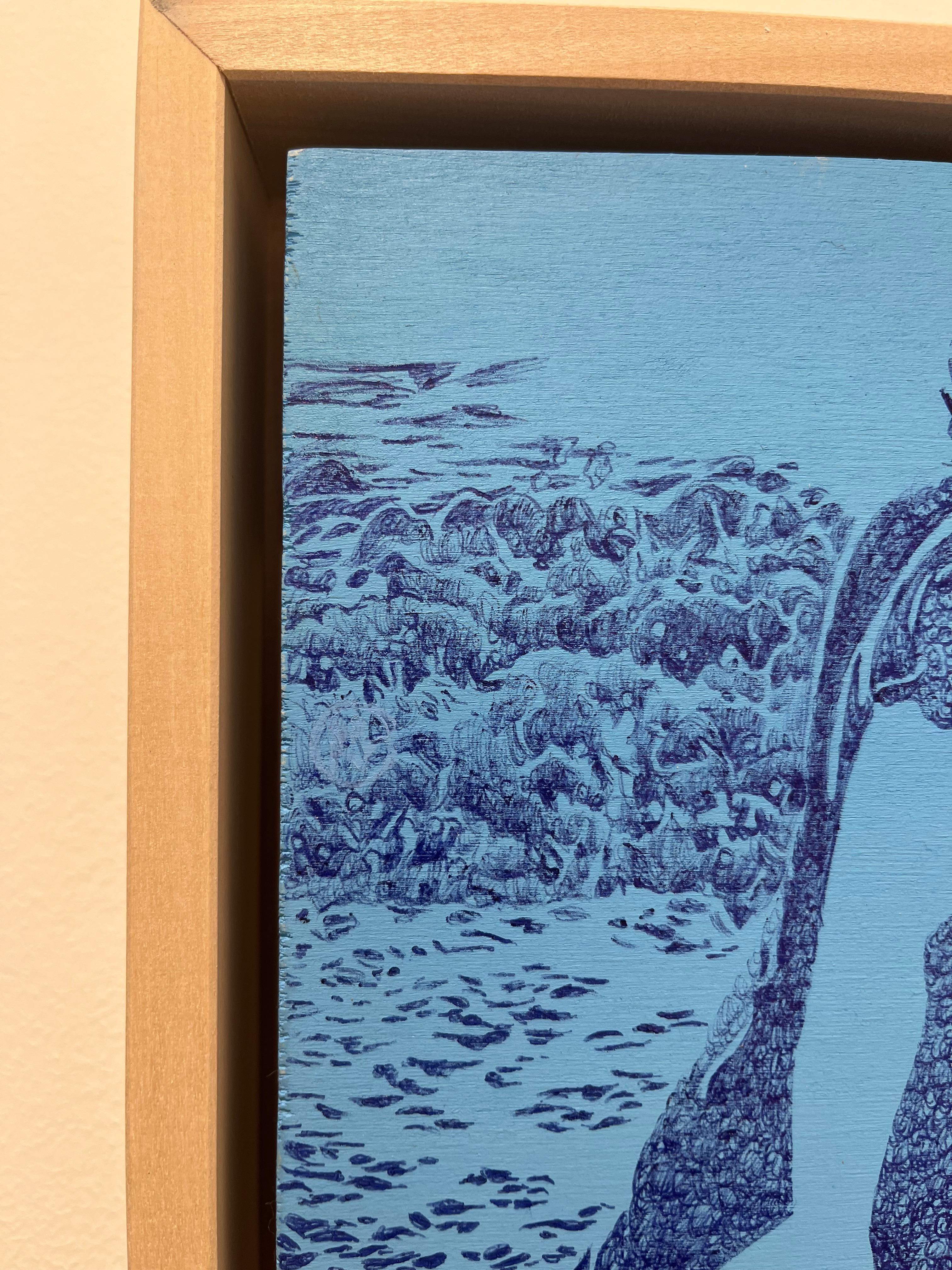 Immerse into the blue, with this outstanding piece from Delphine Rocher., from the Series 