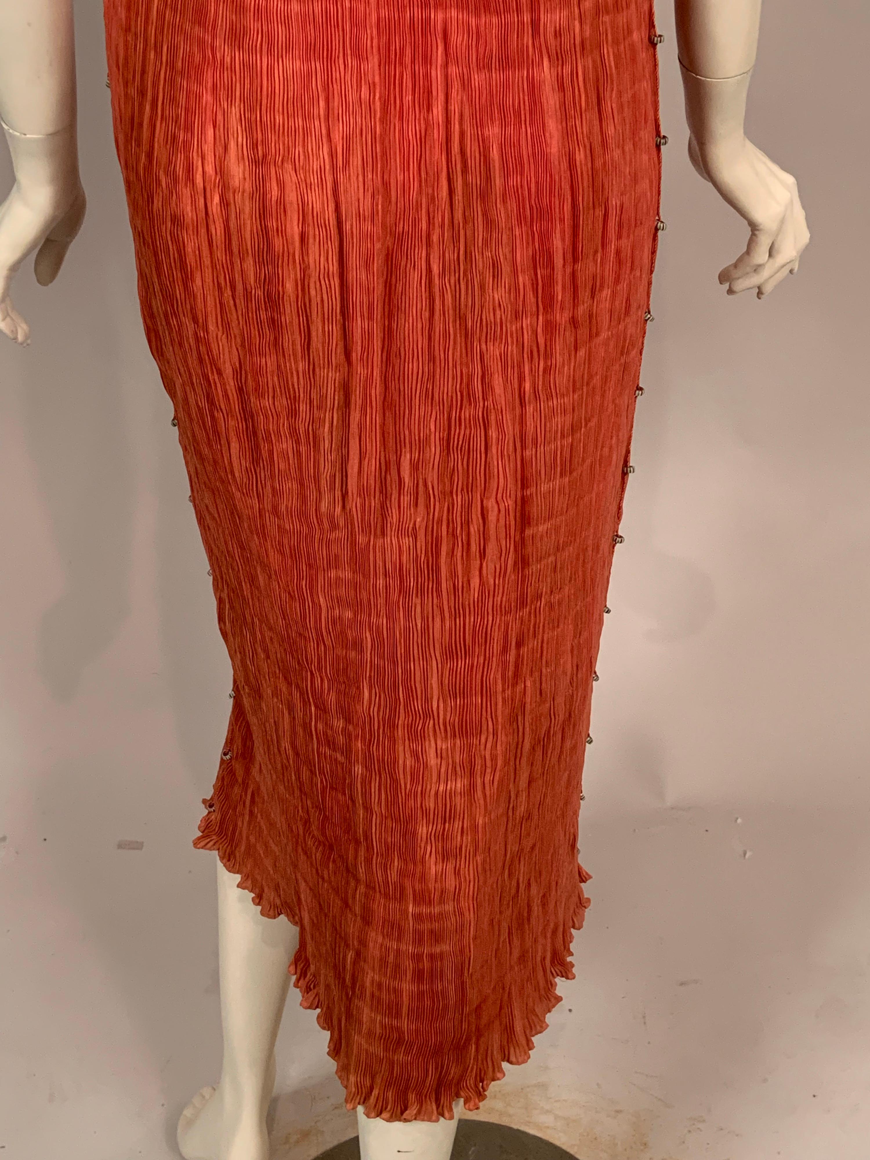 Delphos Venezia Fortuny Style Strapless Dress or Long Skirt 7