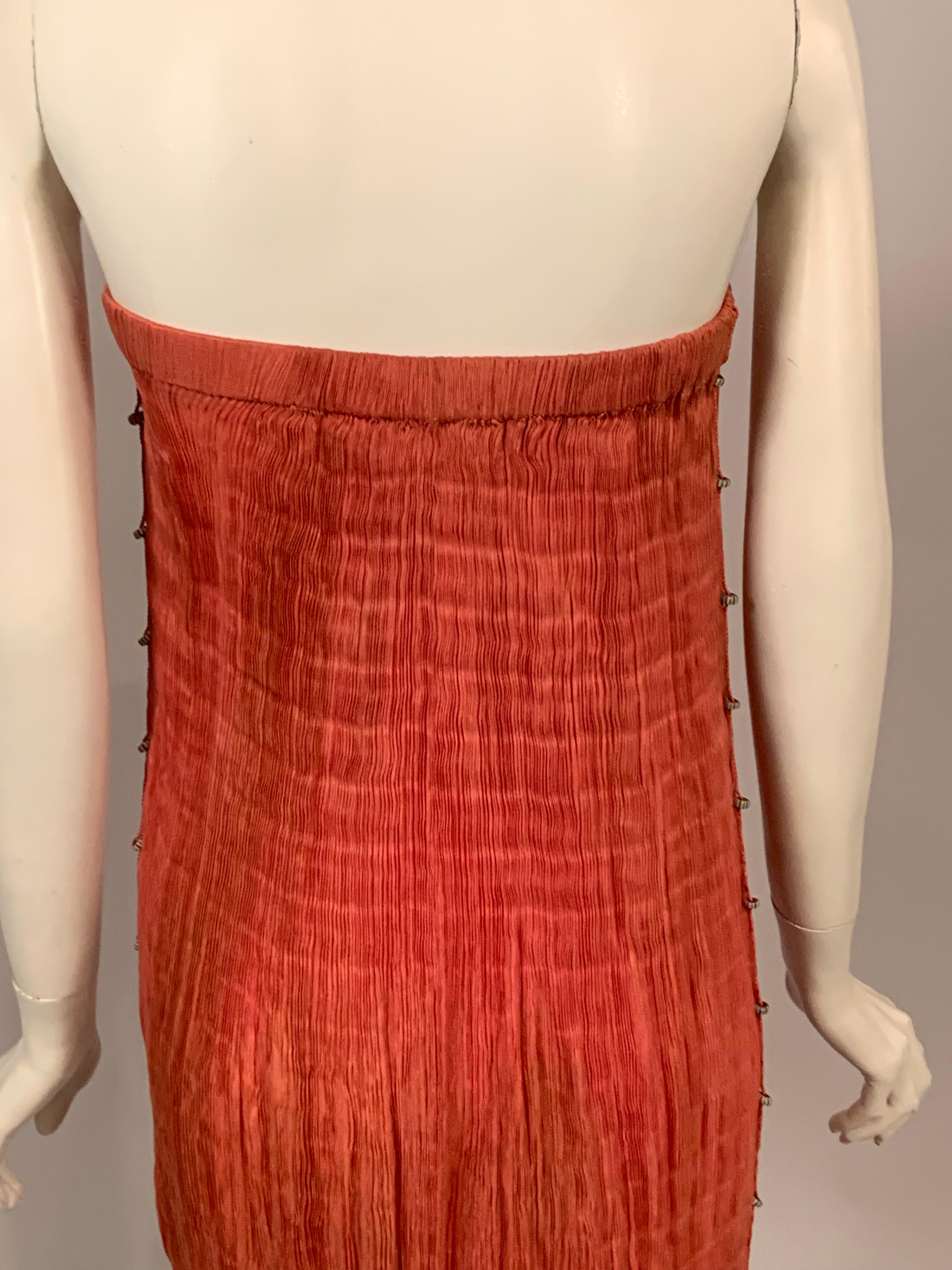 Delphos Venezia Fortuny Style Strapless Dress or Long Skirt 2