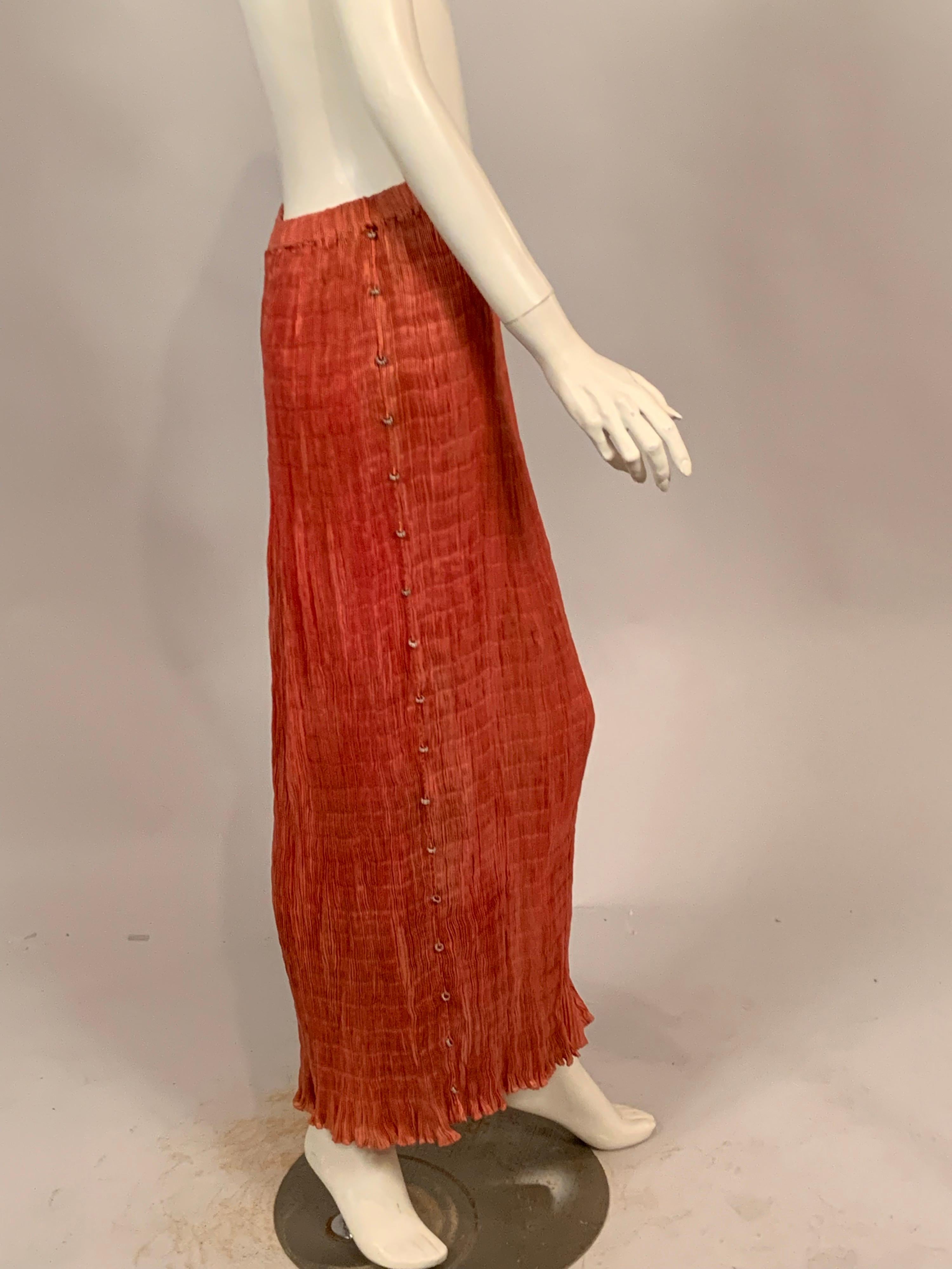 Delphos Venezia Fortuny Style Strapless Dress or Long Skirt 4