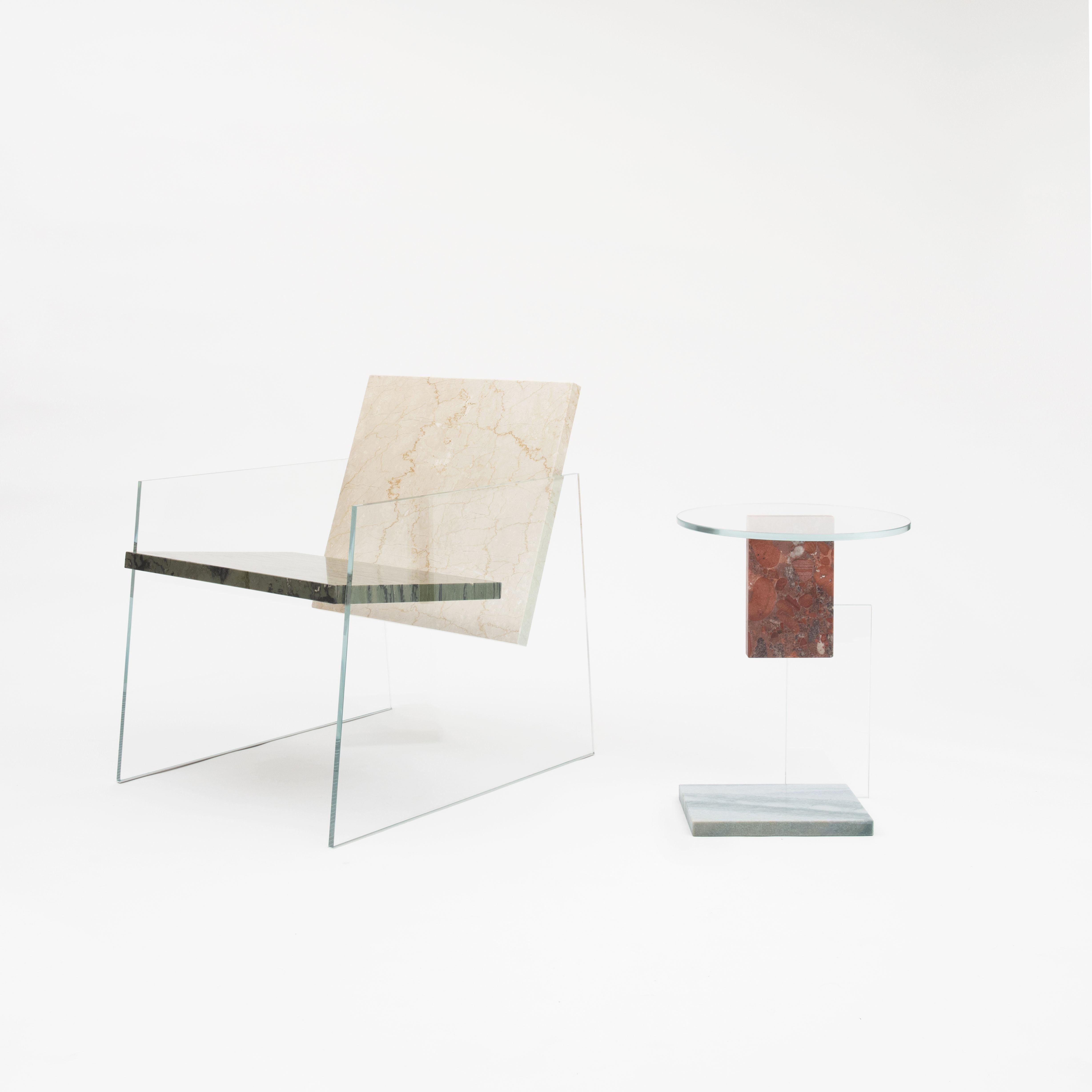 Contemporary Delta A Armchair by Frederic Saulou