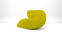 Delta Armchair - Modern Handcrafted Lime Green Upholstered Armchair