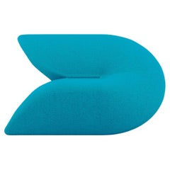 Delta Sessel - Moderner himmelblauer gepolsterter Sessel