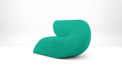 Delta Armchair - Modern Handcrafted Turquoise Upholstered Armchair