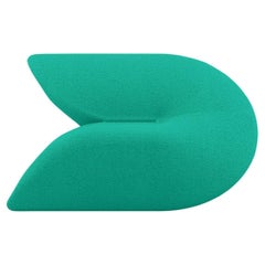 Delta Armchair - Modern Turquoise Upholstered Armchair