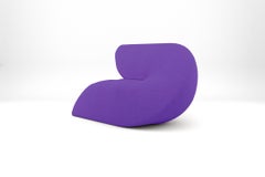 Delta Armchair - Modern Handcrafted Ultra Violet Upholstered Armchair