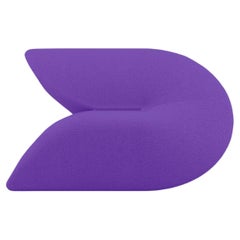 Fauteuil Delta moderne tapissé Ultra Violet