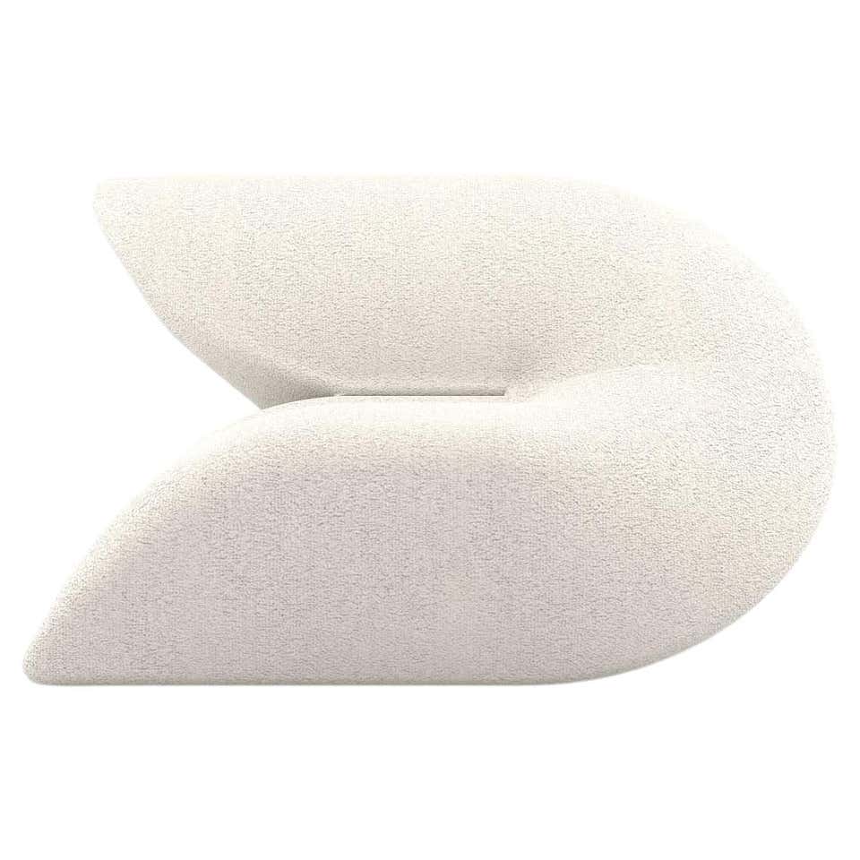 Shell Armchair - Modern White Armchair For Sale at 1stDibs