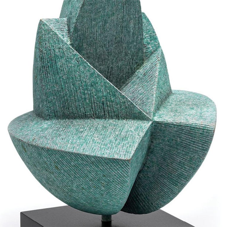 Delta Bronze Green Sculpture For Sale at 1stDibs