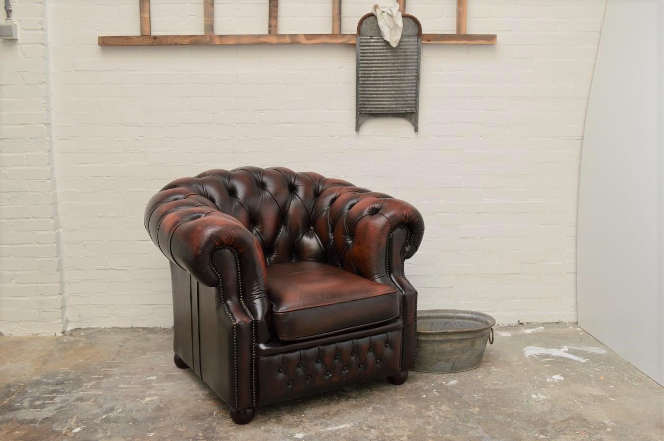 low back chesterfield chairs
