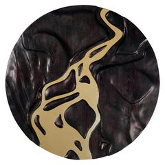 Delta Mirror Iceland, Hand-sculpted Oak Wood Wall Mirror, Limited Edition