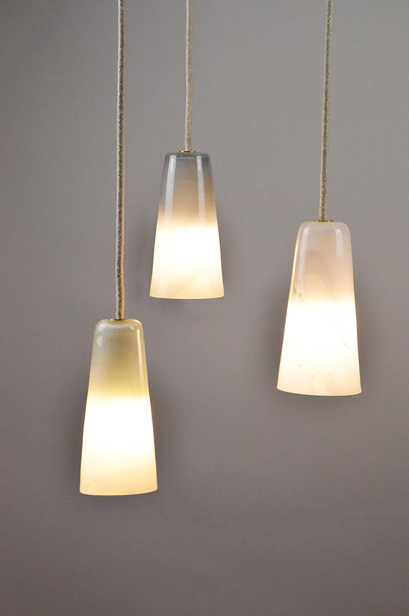 Modern Delta Multiple Pendant by Atelier George For Sale